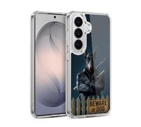 Head Case Designs Officially Licensed Vincent Hie Beware Of Dog Canidae Gel Case [Military Grade Protection] Compatible with Samsung Galaxy S26 Plus and Compatible with MagSafe