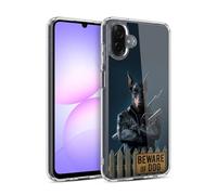 Head Case Designs Officially Licensed Vincent Hie Beware Of Dog Canidae Gel Case [Military Grade Protection] Compatible With Samsung Galaxy A07 4G