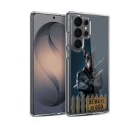 Head Case Designs Officially Licensed Vincent Hie Beware Of Dog Canidae Gel Case [Military Grade Protection] Compatible with Samsung Galaxy S26 Ultra and Compatible with MagSafe