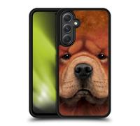 Head Case Designs Officially Licensed Vincent Hie Chow Big Face Dogs Gel Armour Case [Military Grade Protection] Compatible With Samsung Galaxy A54 5G