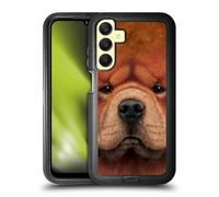 Head Case Designs Officially Licensed Vincent Hie Chow Big Face Dogs Ultra-Armoured Shockproof Case [Military Grade Protection] Compatible With Samsung Galaxy A25 5G