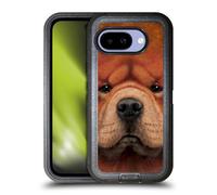 Head Case Designs Officially Licensed Vincent Hie Chow Big Face Dogs Ultra-Armoured Shockproof Case [Military Grade Protection] Compatible With Google Pixel 9A