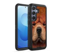 Head Case Designs Officially Licensed Vincent Hie Chow Big Face Dogs Ultra-Armoured Shockproof Case [Military Grade Protection] Compatible With Samsung Galaxy S25