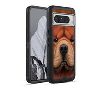 Head Case Designs Officially Licensed Vincent Hie Chow Big Face Dogs Ultra-Armoured Shockproof Case [Military Grade Protection] Compatible With Google Pixel 8 Pro