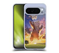 Head Case Designs Officially Licensed Vincent Hie Cloud Kitten Sunset Felidae Gel Case [Military Grade Protection] Compatible with Google Pixel 10 Pro XL and Compatible with MagSafe