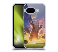 Head Case Designs Officially Licensed Vincent Hie Cloud Kitten Sunset Felidae Gel Case [Military Grade Protection] Compatible With Google Pixel 9A