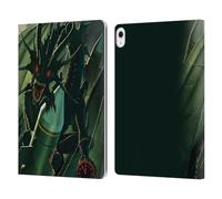 Head Case Designs Officially Licensed Vincent Hie Doom Dragons Leather Wallet Case Compatible With Apple iPad Air 13 2024/2025