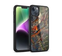 Head Case Designs Officially Licensed Vincent Hie Eruption Key Art Gel Armour Case [Military Grade Protection] Compatible With Apple iPhone 14 Plus