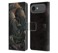 Head Case Designs Officially Licensed Vincent Hie Offspring Dragons Leather Wallet Case Compatible With Apple iPhone 17 Air
