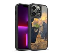 Head Case Designs Officially Licensed Vincent Hie Rhino Stand Off Key Art Gel Armour Case [Military Grade Protection] Compatible With Apple iPhone 13 Pro