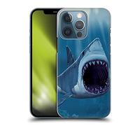 Head Case Designs Officially Licensed Vincent Hie Shark Bite Underwater Hard Back Case Compatible With Apple iPhone 13 Pro
