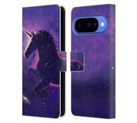 Head Case Designs Officially Licensed Vincent Hie Unicorn Nebula Key Art Leather Wallet Case Compatible With Google Pixel 10