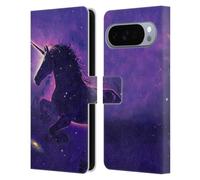 Head Case Designs Officially Licensed Vincent Hie Unicorn Nebula Key Art Leather Wallet Case Compatible With Google Pixel 10 Pro XL