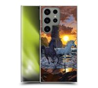 Head Case Designs Officially Licensed Vincent Hie Unicorns On The Beach Key Art Hard Back Case Compatible With Samsung Galaxy S24 Ultra 5G