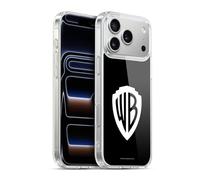 Head Case Designs Officially Licensed Warner Bros. Shield Black Logo Gel Case [Military Grade Protection] Compatible with Apple iPhone 17 Pro Max and Compatible with MagSafe