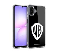 Head Case Designs Officially Licensed Warner Bros. Shield Black Logo Gel Case [Military Grade Protection] Compatible With Samsung Galaxy A07 4G