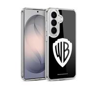 Head Case Designs Officially Licensed Warner Bros. Shield Black Logo Gel Case [Military Grade Protection] Compatible with Samsung Galaxy S26 Plus and Compatible with MagSafe