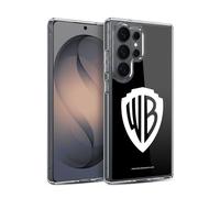 Head Case Designs Officially Licensed Warner Bros. Shield Black Logo Gel Case [Military Grade Protection] Compatible with Samsung Galaxy S26 Ultra and Compatible with MagSafe