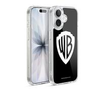 Head Case Designs Officially Licensed Warner Bros. Shield Black Logo Gel Case [Military Grade Protection] Compatible with Apple iPhone 17 and Compatible with MagSafe