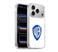 Head Case Designs Officially Licensed Warner Bros. Shield White Logo Gel Case [Military Grade Protection] Compatible with Apple iPhone 17 Pro and Compatible with MagSafe