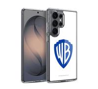 Head Case Designs Officially Licensed Warner Bros. Shield White Logo Gel Case [Military Grade Protection] Compatible with Samsung Galaxy S26 Ultra and Compatible with MagSafe