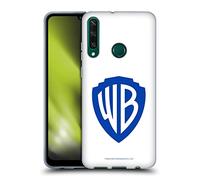Head Case Designs Officially Licensed Warner Bros. Shield White Logo Soft Gel Case Compatible With Huawei Y6p