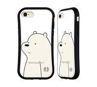 Head Case Designs Officially Licensed We Bare Bears Ice Bear Character Art Hybrid Case Compatible With Apple iPhone 7/8 / SE 2020 & 2022