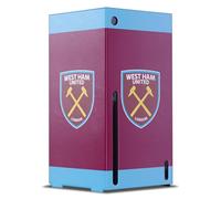 Head Case Designs Officially Licensed West Ham United FC 1895 Claret Crest Art Game Console Wrap Case Cover Compatible With Xbox Series X