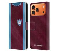 Head Case Designs Officially Licensed West Ham United FC 1964 FA Cup Final Retro Kits Leather Wallet Case Compatible With Apple iPhone 17 Pro Max