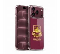 Head Case Designs Officially Licensed West Ham United FC 2015/16 Final Home Retro Crest Gel Case [Military Grade Protection] Compatible With Apple iPhone 18 Pro Max