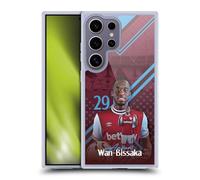 Head Case Designs Officially Licensed West Ham United FC Aaron Wan-Bissaka 2024/25 First Team Gel Case [Military Grade Protection] Compatible with Samsung Galaxy S25 Ultra and Compatible with MagSafe