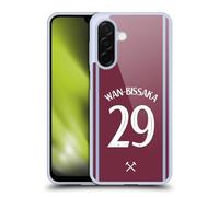 Head Case Designs Officially Licensed West Ham United FC Aaron Wan-Bissaka 2024/25 Players Home Kit Gel Case [Military Grade Protection] Compatible With Samsung Galaxy A26 5G