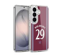 Head Case Designs Officially Licensed West Ham United FC Aaron Wan-Bissaka 2025/26 Players Home Kit Gel Case [Military Grade Protection] Compatible with Samsung Galaxy S26 and Compatible with MagSafe