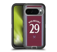 Head Case Designs Officially Licensed West Ham United FC Aaron Wan-Bissaka 2025/26 Players Home Kit Ultra-Armoured Shockproof Case [Military Grade Protection] Compatible With Google Pixel 10