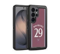 Head Case Designs Officially Licensed West Ham United FC Aaron Wan-Bissaka 2025/26 Players Home Kit Ultra-Armoured Shockproof Case [Military Grade Protection] Compatible With Samsung Galaxy S26 Ultra