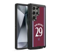 Head Case Designs Officially Licensed West Ham United FC Aaron Wan-Bissaka 2025/26 Players Home Kit Ultra-Armoured Shockproof Case [Military Grade] Compatible With Samsung Galaxy S24 Ultra 5G