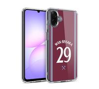 Head Case Designs Officially Licensed West Ham United FC Aaron Wan-Bissaka 2025/26 Players Home Kit Gel Case [Military Grade Protection] Compatible With Samsung Galaxy A07 4G