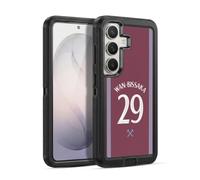 Head Case Designs Officially Licensed West Ham United FC Aaron Wan-Bissaka 2025/26 Players Home Kit Ultra-Armoured Shockproof Case [Military Grade Protection] Compatible With Samsung Galaxy S26 Plus