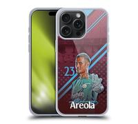 Head Case Designs Officially Licensed West Ham United FC Alphonse Areola 2024/25 First Team Gel Case [Military Grade Protection] Compatible With Apple iPhone 15 Pro Max
