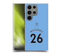Head Case Designs Officially Licensed West Ham United FC Arthur Masuaku 2020/21 Players Away Kit Hard Back Case Compatible With Samsung Galaxy S24 Ultra 5G