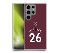 Head Case Designs Officially Licensed West Ham United FC Arthur Masuaku 2020/21 Players Home Kit Hard Back Case Compatible With Samsung Galaxy S24 Ultra 5G
