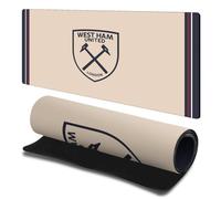 Head Case Designs Officially Licensed West Ham United FC Away 2025/26 Crest Kit Gaming Office Desk PC Keyboard Mouse Mat Pad 23.62 x 11.81 x 0.12 inches (600 x 300 mm) - L