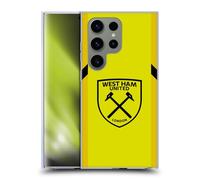Head Case Designs Officially Licensed West Ham United FC Away Goalkeeper 2023/24 Crest Kit Gel Case [Military Grade Protection] Compatible with Samsung Galaxy S24 Ultra 5G and Compatible with MagSafe