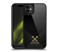 Head Case Designs Officially Licensed West Ham United FC Black & Gold Hammer Marque Kit Gel Armour Case [Military Grade Protection] Compatible With Apple iPhone 11