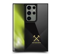 Head Case Designs Officially Licensed West Ham United FC Black & Gold Hammer Marque Kit Gel Armour Case [Military Grade Protection] Compatible With Samsung Galaxy S24 Ultra 5G