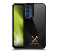 Head Case Designs Officially Licensed West Ham United FC Black & Gold Hammer Marque Kit Gel Armour Case [Military Grade Protection] Compatible With Samsung Galaxy A15