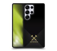 Head Case Designs Officially Licensed West Ham United FC Black & Gold Hammer Marque Kit Gel Armour Case [Military Grade Protection] Compatible With Samsung Galaxy S25 Ultra