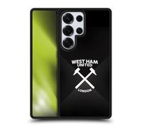 Head Case Designs Officially Licensed West Ham United FC Black & White Gradient Hammer Marque Kit Gel Armour Case [Military Grade Protection] Compatible With Samsung Galaxy S25 Ultra
