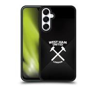 Head Case Designs Officially Licensed West Ham United FC Black & White Gradient Hammer Marque Kit Gel Armour Case [Military Grade Protection] Compatible With Samsung Galaxy A16 5G