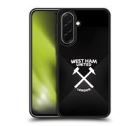 Head Case Designs Officially Licensed West Ham United FC Black & White Gradient Hammer Marque Kit Gel Armour Case [Military Grade Protection] Compatible With Samsung Galaxy A36 5G
